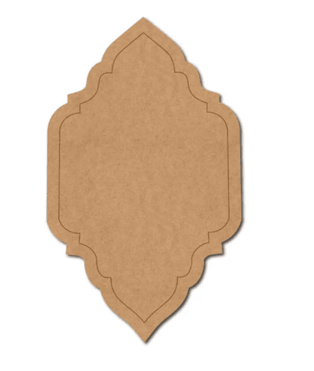 Jharokha Pre Marked Base MDF Design SN01 Jharokha Pre Marked Base MDF Design SN01