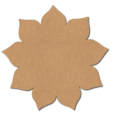 Mandala Flower Cutout MDF SN02